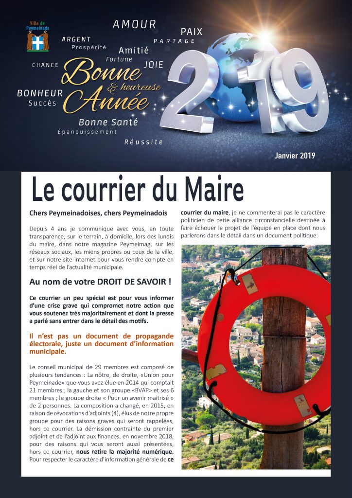 Courrier Du Maire 2019 724x1024